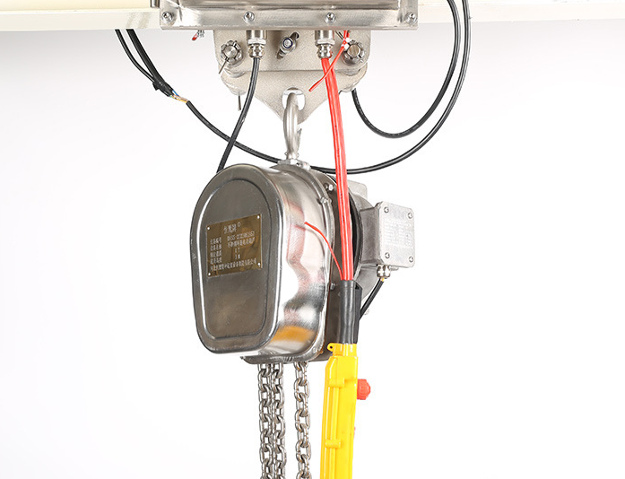 建議用食品級(jí)潤(rùn)滑油潤(rùn)滑處理不銹鋼電動(dòng)葫蘆